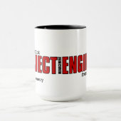 Mug Ingénieur en gestion de projet Funny Custom (Centre)