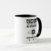 Mug Ingénieur en intelligence artificielle drôle Techn (Devant droit)