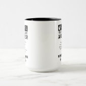 Mug Ingénieur en intelligence artificielle drôle Techn (Centre)