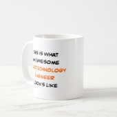 Mug ingénieur en nanotechnologie, génial (Devant gauche)