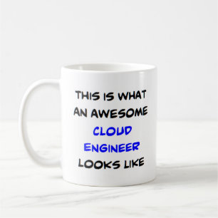 Mug ingénieur en nuage, génial