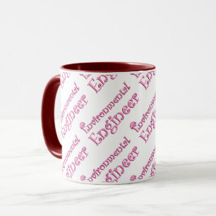 Mug Ingénieur environnemental rose
