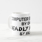 Mug Ingénieur informaticien Ninja mortel (Devant gauche)