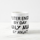 Mug Ingénieur informaticien Ninja mortel (Centre)