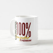 Mug Ingénieur informaticien véritable (Devant gauche)