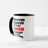 Mug Ingénieur informatique du gamer (Devant gauche)