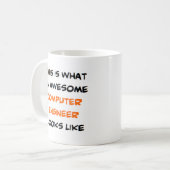 Mug ingénieur informatique, génial (Devant gauche)