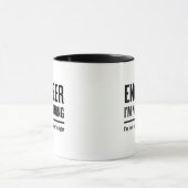 Mug Ingénieur, je ne parle pas (Centre)