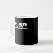 Mug Ingénieur Je ne parle pas d'ingénierie drôle (Devant gauche)