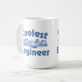 Mug Ingénieur le plus cool Glace (Devant gauche)