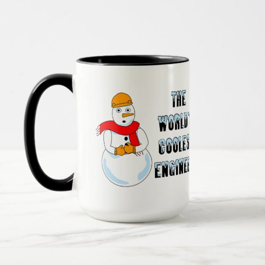 Mug Ingénieur le plus froid Snowman (Gauche)
