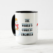 Mug Ingénieur le plus froid Snowman (Devant gauche)