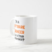 Mug ingénieur logiciel (Devant gauche)