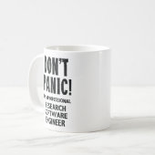 Mug Ingénieur logiciel de recherche (Devant gauche)