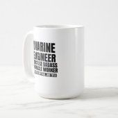 Mug Ingénieur marin parce que le travailleur miracle d (Devant gauche)