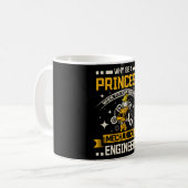 Mug Ingénieur mécanique Princesse (Devant gauche)