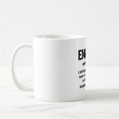 Mug INGÉNIEUR NOUN Citations D'Ingénierie Funny (Gauche)