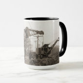 Mug INGÉNIEUR OPÉRATIONNEL DE LA grue et de la chaussu (Devant droit)