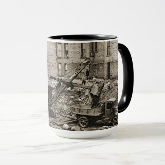 Mug INGÉNIEUR OPÉRATIONNEL DE LA grue et de la chaussu (Devant droit)