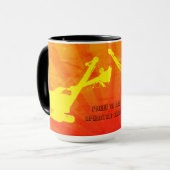 Mug INGÉNIEUR OPÉRATIONNEL DE LA grue et de la chaussu (Devant gauche)