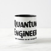 Mug Ingénieur quantique chasseur de zombies (Centre)