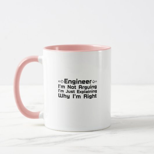 Mug Ingénieur que je ne discute pas (Gauche)