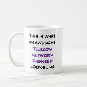 Mug ingénieur réseau de télécommunications, génial