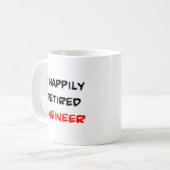 Mug ingénieur retraité (Devant gauche)