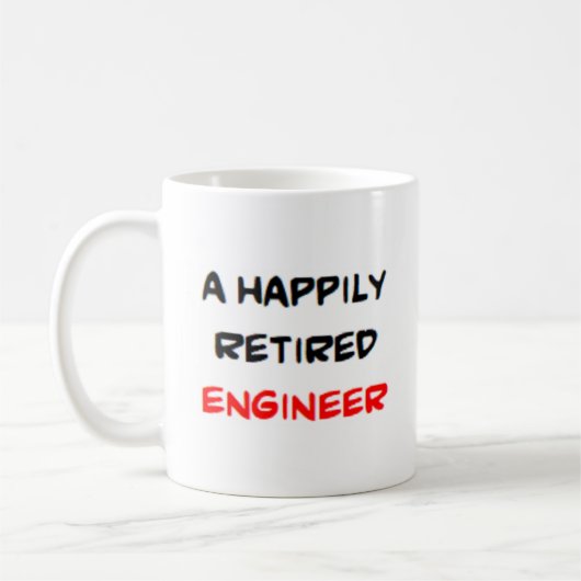 Mug ingénieur retraité (Gauche)