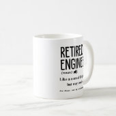 Mug Ingénieur retraité (Devant droit)