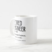 Mug Ingénieur retraité (Devant gauche)