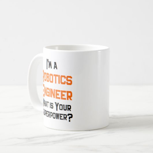 Mug ingénieur robotique (Devant gauche)