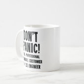 Mug Ingénieur technique du succès client (Devant gauche)