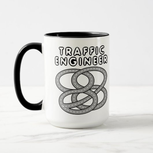Mug Ingénieur trafic Échangeur routier (Gauche)