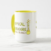 Mug Ingénieurs chimiques de bulbbly (Devant gauche)