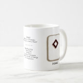 Mug Ingwaz RuneStone 11 oz. (Devant droit)