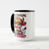 Mug Inhale Caffeine Exhale Negativity (Devant gauche)