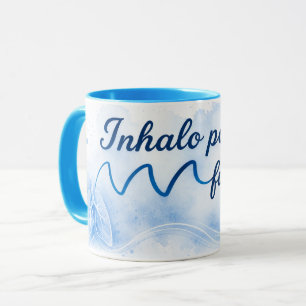 Mug Inhalo pour fuir la routine Sac fourre-tout