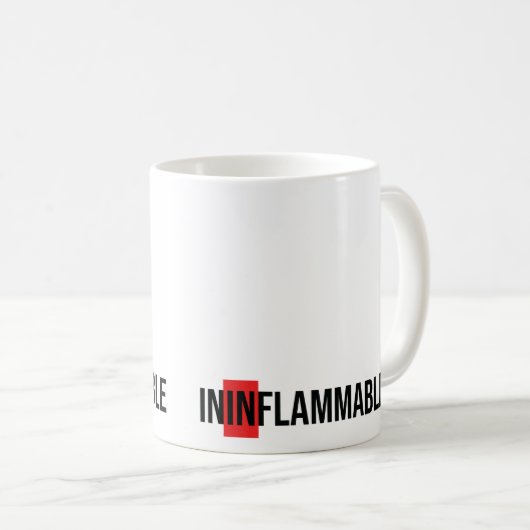 Mug ininflammable (Devant droit)