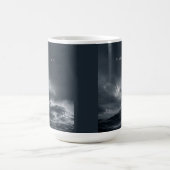 Mug Ininterrompu - Citation esthétique d'océan tempétu (Centre)