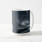 Mug Ininterrompu - Citation esthétique d'océan tempétu (Devant droit)