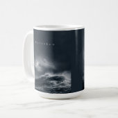 Mug Ininterrompu - Citation esthétique d'océan tempétu (Devant gauche)