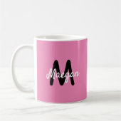 Mug initial et nom (Gauche)