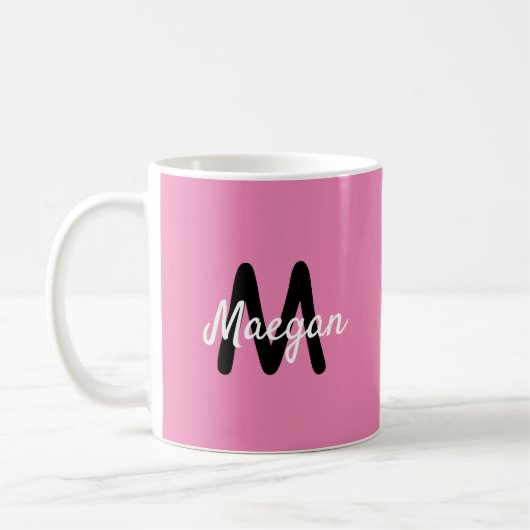Mug initial et nom (Gauche)