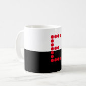 Mug Initiale (Devant gauche)