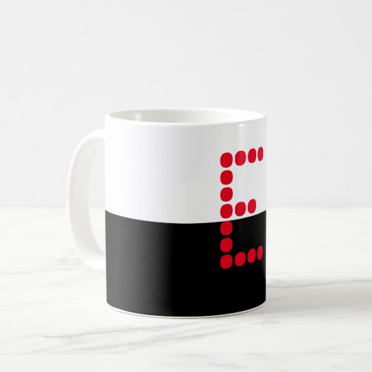 Mug Initiale (Devant gauche)