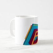 Mug Initiale B (Devant gauche)