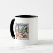 Mug Initiale 'L de Historiated (Devant gauche)