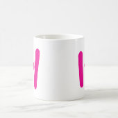 Mug Initiale moderne personnalisée (Centre)