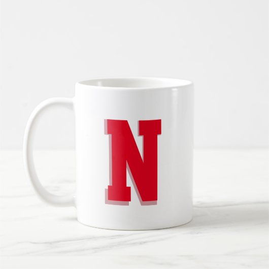 Mug Initiale monogramme (Gauche)